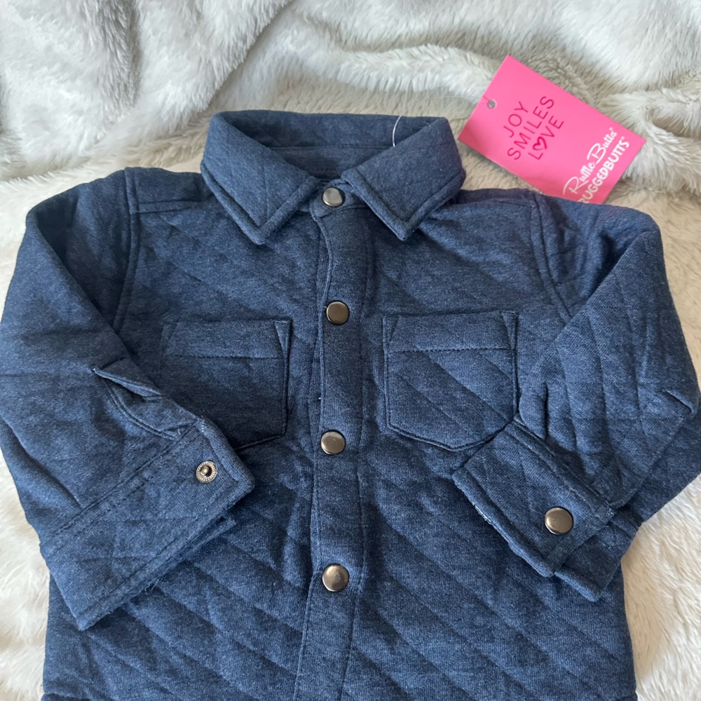 RuggedButts Quilted Blue Jacket